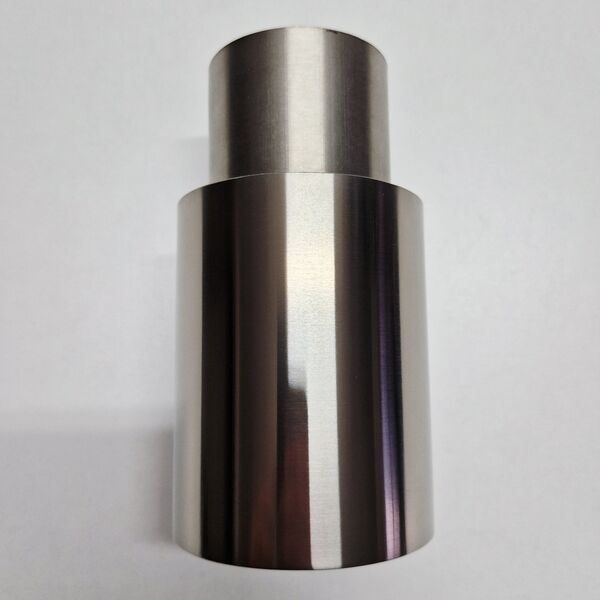 Pogrubiona końcówka wydechu INOX 80 mm prosta stal nierdzewna